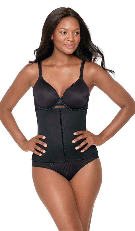 Shapewear Miraclesuit Inches Off Waist Cincher Black
