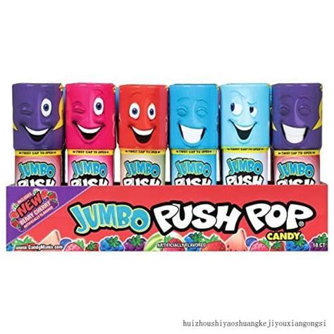 Jumbo Individually Wrapped Bulk Lollipop Variety Party Pack 18 Jumbo