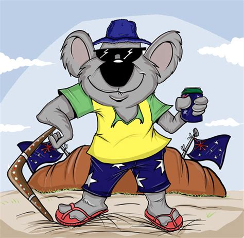 Proud Aussie By Tooned Media And Culture Cartoon Toonpool