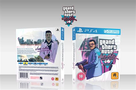 Grand Theft Auto Vice City Playstation 4 Box Art Cover By Ab501ut3 Z3r0