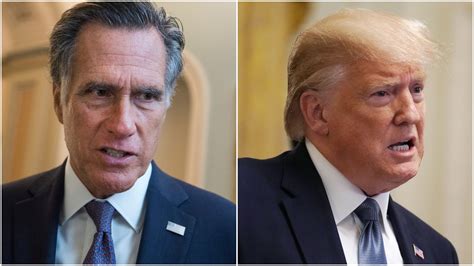 Trump Calls Gop Sen Mitt Romney A Pompous Ass Over Ukraine Criticism
