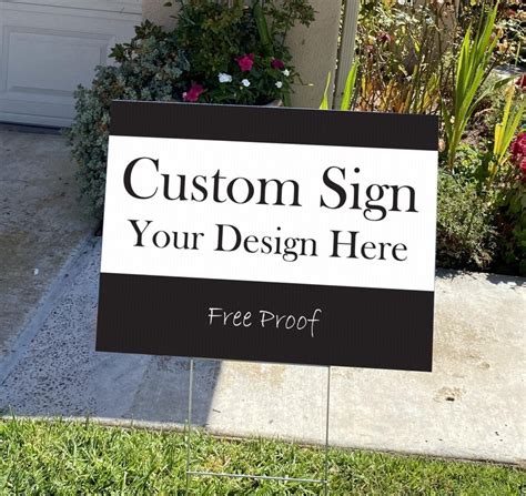 Custom Yard Signs Design Your Own Lawn Sign Birthday Or Etsy Free