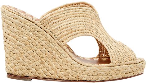 Carrie Forbes Lina Raffia Wedge Sandals Wedge Shoes Wedge Sandals