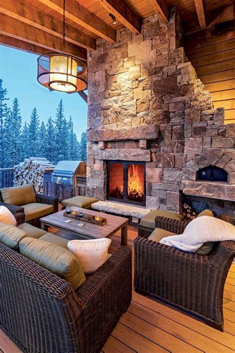 Stunning Log Cabin Homes Fireplace Design Ideas Farm House Living My