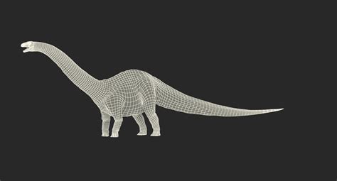3d Apatosaurus Dinosaur Rigged Model