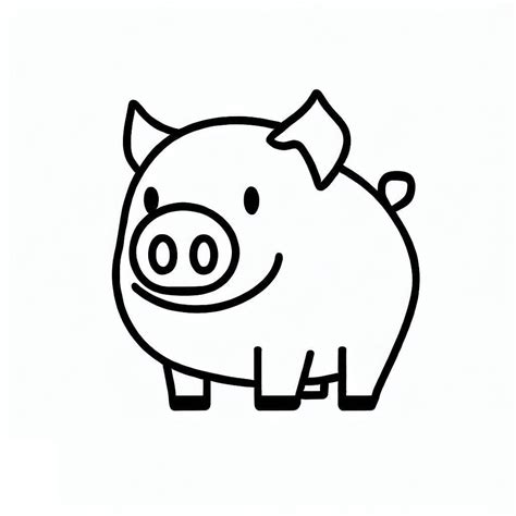 Cute Baby Pig Coloring Page Download Print Or Color Online For Free