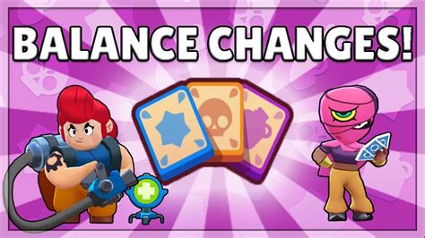 Check which brawlers got changed! BRAWL STARS - NEW UPDATE! - ALL NEW BALANCE CHANGES! - YouTube