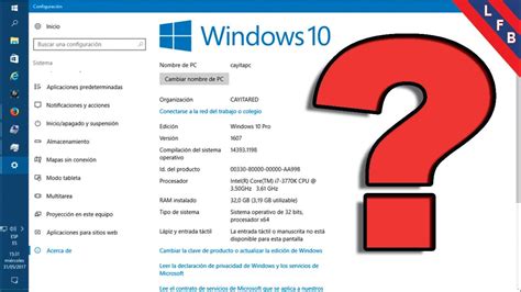 Como Saber El Sistema Operativo De Mi Pc 2021 Youtube