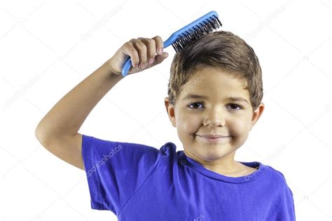 Brossage Enfant Cheveux — Photographie Schubphoto © 30111095
