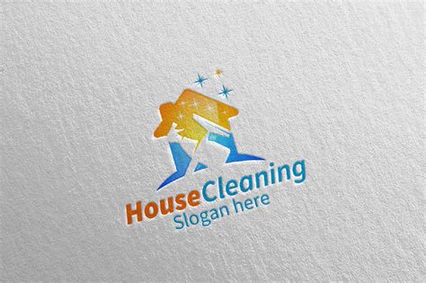 Cleaning Service Vector Logo Design By Denayunethj Thehungryjpeg