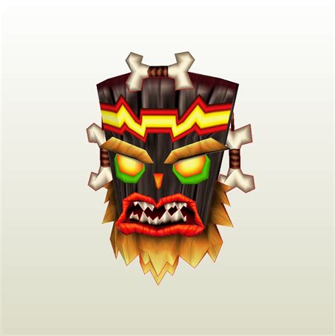 The united klans of america inc. Crash Bandicoot - Uka Uka Papercraft | Papercraft Paradise ...
