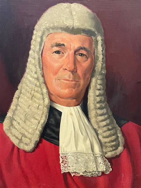 Antiques Atlas Oil Painting Portrait Of Judge Red Court Dress