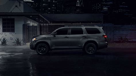 2021 Toyota Sequoia Nightshade Is Pitch Black Trd Pro Model Adopts