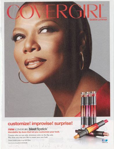 Ad For Covergirl Makeup Featuring Queen Latifah Adler Hip Hop Archive