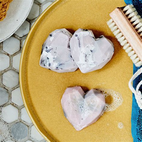 Your heart shaped gift box stock images are ready. Marbled Heart Shape Soap In A Grey Gift Box By Hearth ...