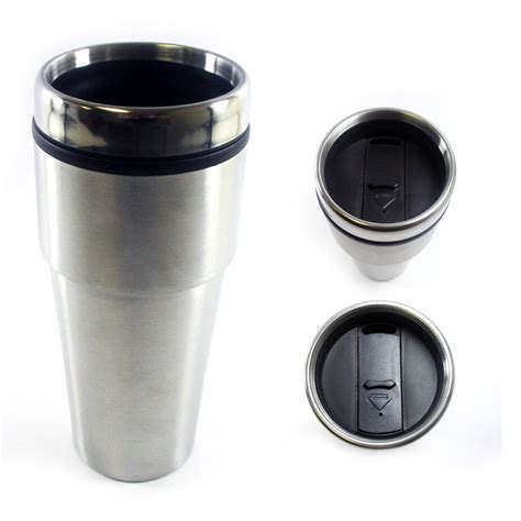 16oz Cup Insulated Coffee Travel Mug Stainless Steel