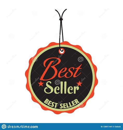 Best seller tag stock vector. Illustration of product - 126911441