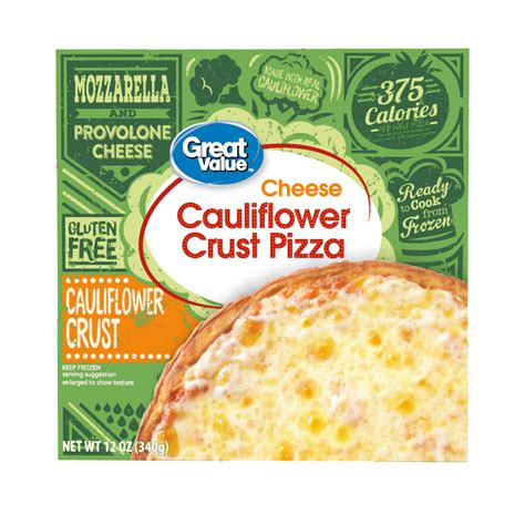 Great Value Cauliflower Crust Pizza Cheese Or Pepperoni Food