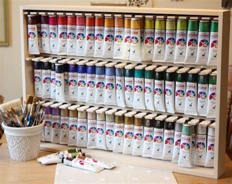 Craft Paint Storage Rackpaint Organizerpaint Storagepaint Etsy Art