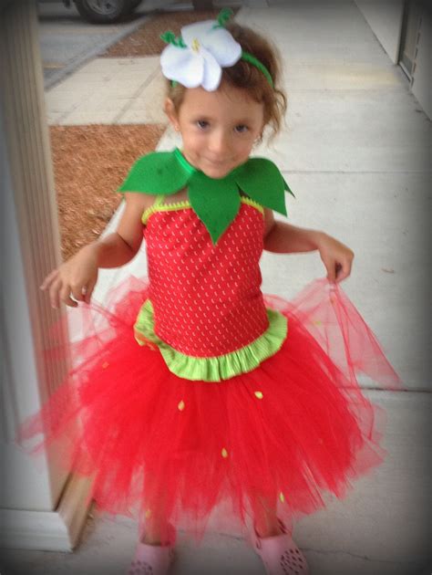 Sassy Strawberry Halloween Costume 4 Pc Set Strawberry Tutu Corset Top Lea… Halloween