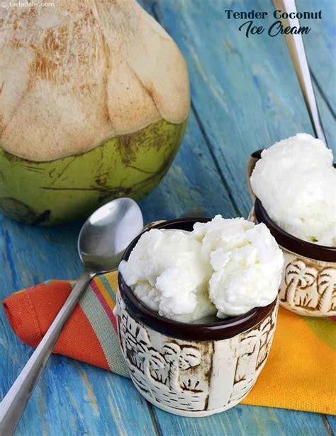 Calories Of Tender Coconut Ice Cream Eggless Coconut Ice Cream