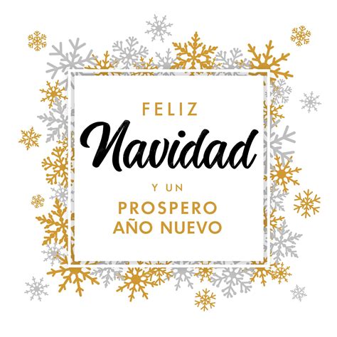 Premium Vector Feliz Navidad Spanish Text Prospero Ano Nuevo Merry
