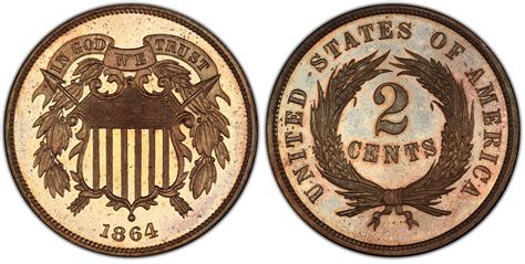 Images Of Two Cent 1864 2c Large Motto Rb Pcgs Coinfacts