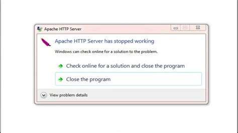 Fixed Apache Server Has Stopped Working Windows Xampp Youtube