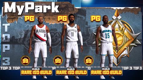 Top 3 Rare Iso Builds On Nba 2k20 Best Builds On Nba 2k20 Youtube