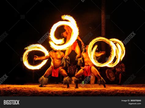 Luau Hawaiian Fire Image And Photo Free Trial Bigstock