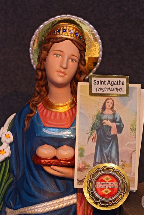 St Agatha 18 Saints Religious Catholic Christian Statues