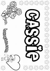 Cassie Coloring Pages Sassy Names Name Bubble Color Letters Sheets Print Hellokids Printable Girls Girl Getcolorings Posters Getdrawings sketch template