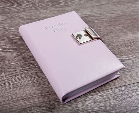 Five Year Diary A6 Lockable Journal Book Five Year Memory Etsy Uk