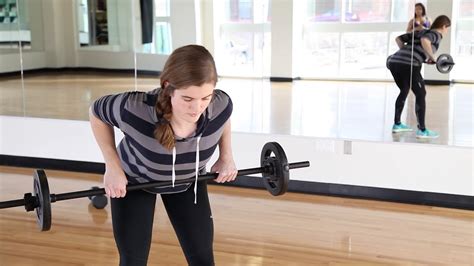 Fitness Tips Bent Over Overhand Barbell Row Youtube