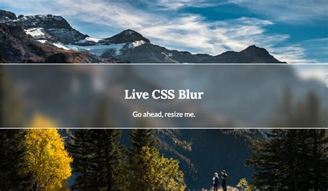 How To Blur Image Using Css Dioedpia