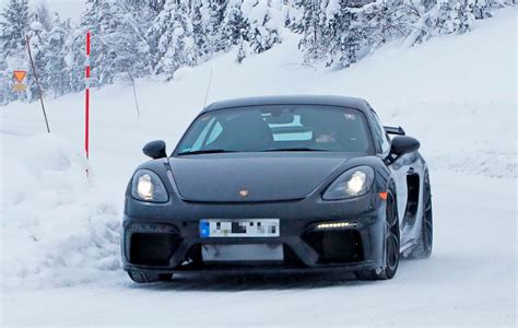 Porsche Cayman GT Spied Testing With Old GT Sounds Different Autoevolution