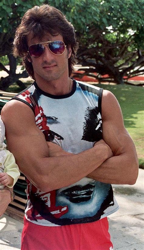 Sylvester Stallone In 1983 Oldschoolcool
