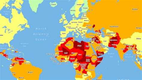Travel Risk Map 2019 Das Sind Die Gefährlichsten Reiseziele Und Die