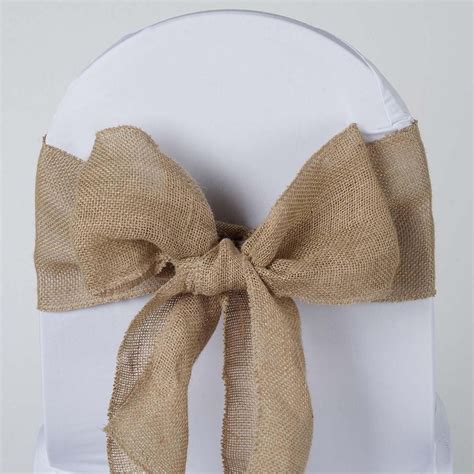 By now you already know that, whatever you are looking for, you're sure to find it on if you're still in two minds about burlap wedding chair sashes and are thinking about choosing a similar product, aliexpress is a great place to compare. Premium Natural Rustic Burlap Jute Chair Sash | Burlap ...