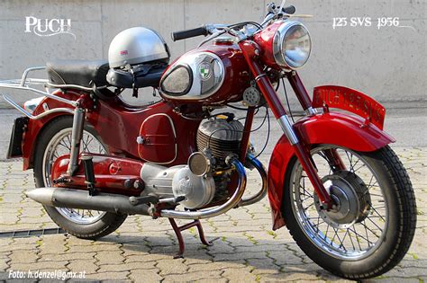 Puch 125 Svs 1956 Classic Motorcycles Classic Bikes Motorcycle Posters
