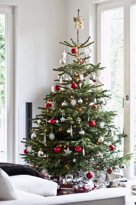 Scandinavian Christmas Trees For Your Holiday Living Room Decor