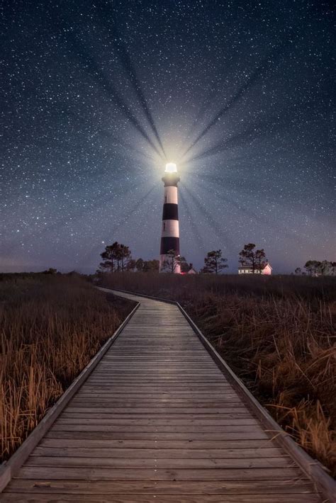 Path To The Lightbodie Lighthouse Outer Banks North Carolina By