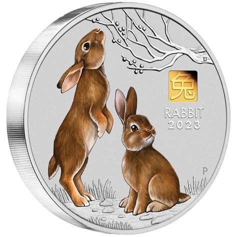 Australian Lunar Series Iii 2023 Year Of The Rabbit 1 Kilo Silver With