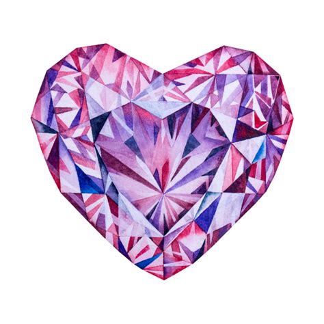 Pink Heart Gem Crystal Love Stone Alexandrite Alexandrite T Shirt