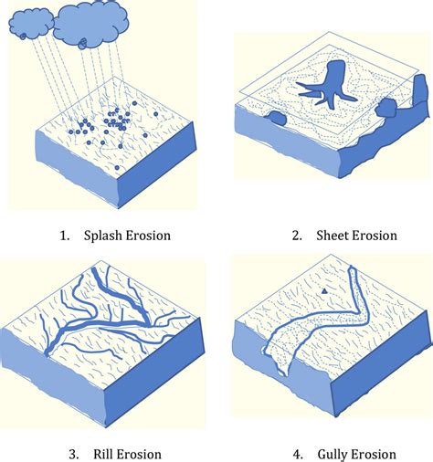 Four Basic Forms Of Soil Erosion By Water Download Scientific Diagram