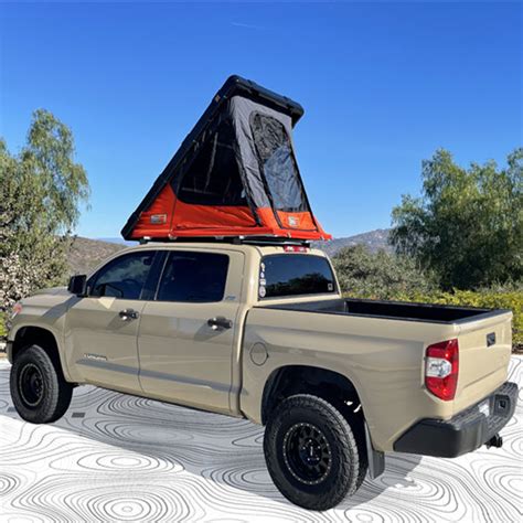 Badass Rugged Rooftop Tent Toyota Tundra Crewmax 2007 2022 Off Road Tents