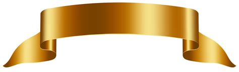 Gold Banner Free Png Clip Art Image Gallery Yopriceville High