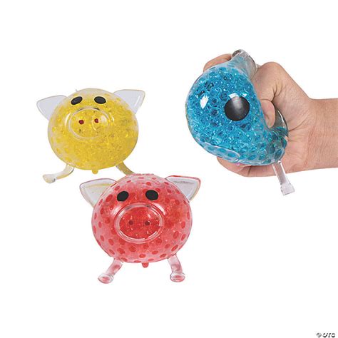 Pig Water Bead Squeeze Toys Oriental Trading