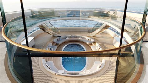 Amazing Pool Aboard Superyacht Concept Pure © Feadship — Yacht Charter And Superyacht News