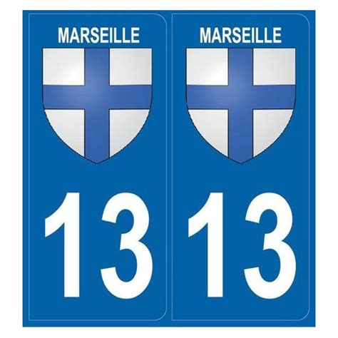 Stickers Autocollant Autocollants Plaques Blason Marseille